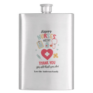 Petaca Etiqueta de regalo de agradecimiento a las ENFERME
