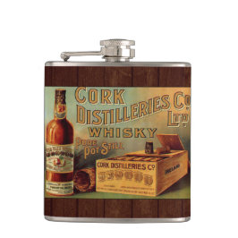 Petaca Etiqueta de Whiskey vintage