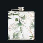 Petaca Eucalipto Botánico Leafy Elegante Rama Verde<br><div class="desc">Eucalipto Botánico Leafy Elegante Groenlandia Groomsmen Flask. Esto formará parte de la suite. #pampasgrass #jungleWedglemarri#jungleInvitación #coral#weddingmenu #deserdtwedding #lasvegas#terracottaboda #peachWed#pampaswedingmenu #pampas #terracotta #coral #peach #naturalboda #driedgrass #driedpampas #wabisabiWed#natureboda</div>