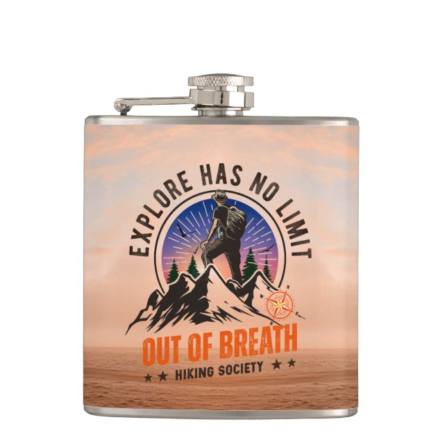 Petaca Explorador urbano | Matraz envuelto de vinilo (Anverso)