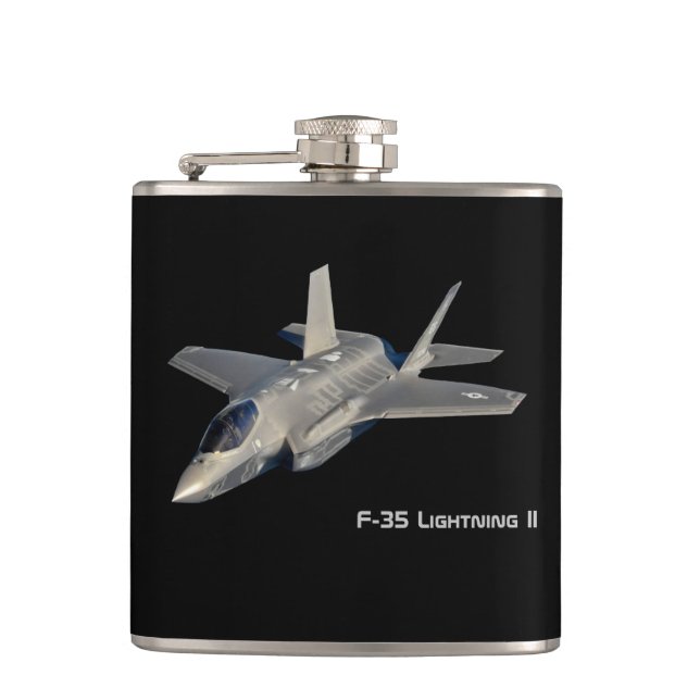 Petaca F-35 Luchador Lightning II Panther Jet (Anverso)