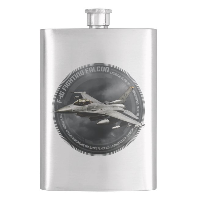 Petaca Falcon de combate F-16 (Anverso)