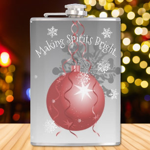 Petaca Fancy Red Christmas Ornamask