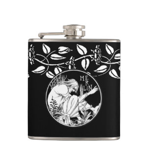 Petaca Fantasía Art Nouveau de Merlin