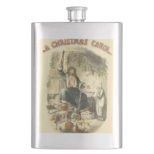 Petaca Fantasma de la Navidad Presente Scrooge