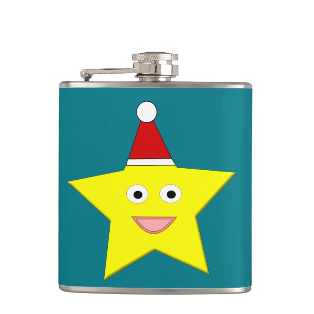 Petaca Fantasma de Navidades pequeños feliz (Anverso)