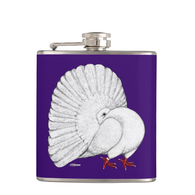 Petaca Fantasma Pigeon White (Anverso)