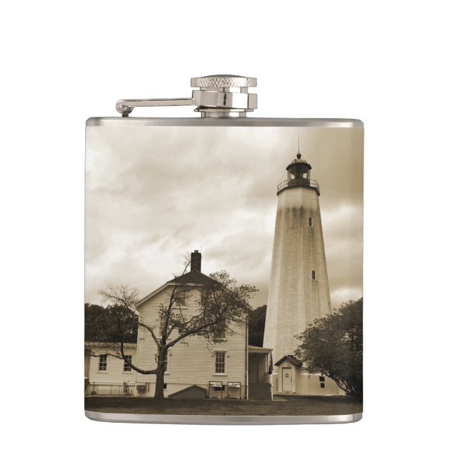 Petaca Faro Sandy Hook (Anverso)