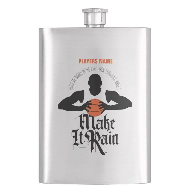 Petaca Fasca Make It Rain (Básquetbol) (Anverso)