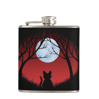 Petaca Fat Cat Lover Flask Personalizado Fat Cat Drink Fl