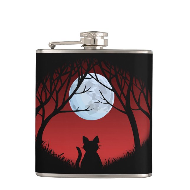 Petaca Fat Cat Lover Flask Personalizado Fat Cat Drink Fl (Anverso)