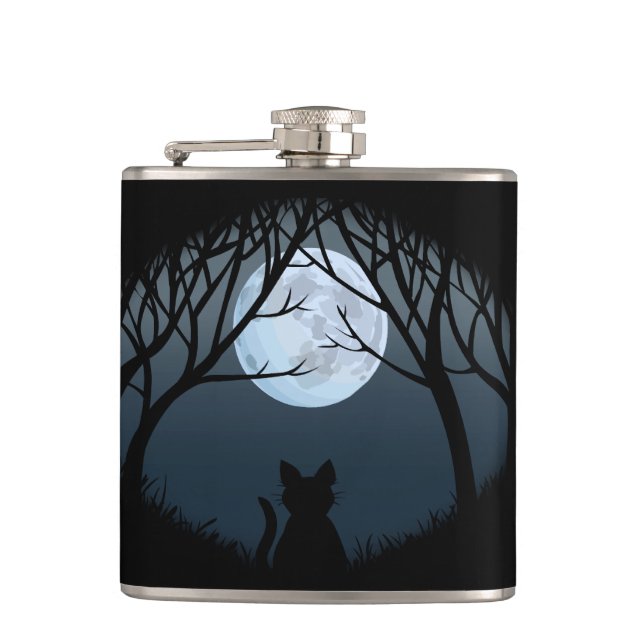 Petaca Fat Cat Lover Flask Personalizado Fat Cat Drink Fl (Anverso)