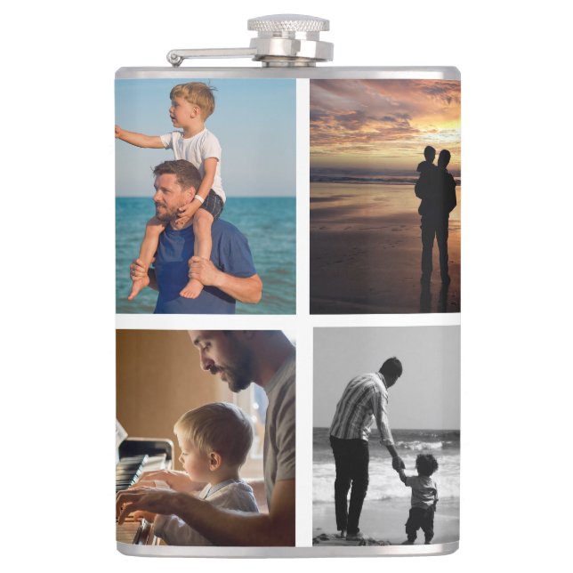 Petaca Father’s Day Gift for Dad | Custom Photo (Anverso)