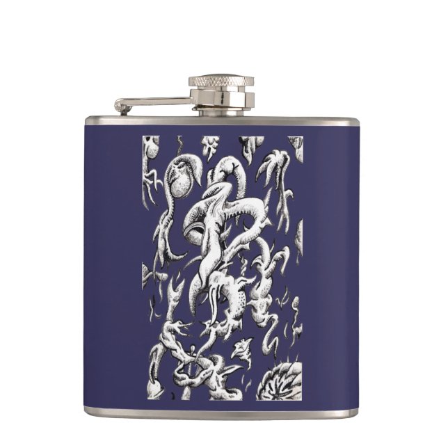 Petaca Fauna de Airbourne, por Brian Benson (Anverso)