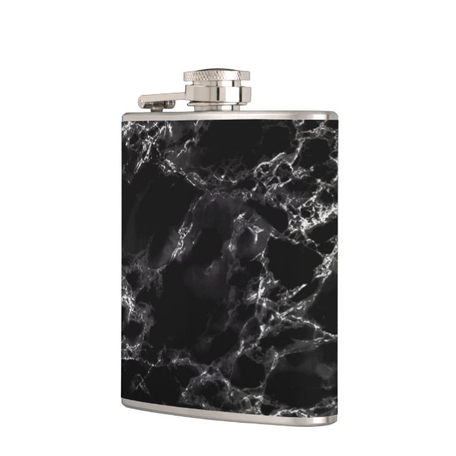 Petaca Faux Black Marble Flask (Izquierda)