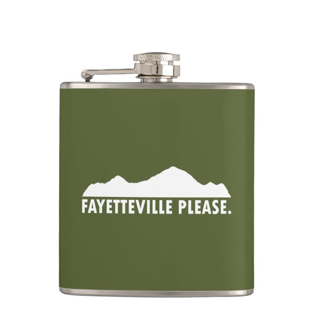 Petaca Fayetteville Arkansas Por Favor (Anverso)
