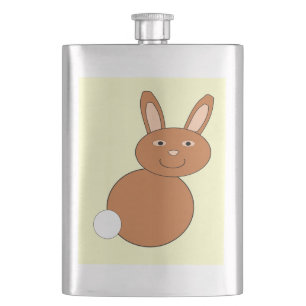 Petaca Felices frascos de conejo de Pascua