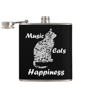 Petaca Felicidad de Gatos Musicales - Cita de Amante de M