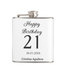 Feliz cumpleaños 21 letra negrita nombre simple mi
