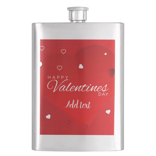 Petaca Feliz Día de San Valentín (Anverso)