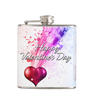 Petaca Feliz Día de San Valentín 6 opciones de frasco env