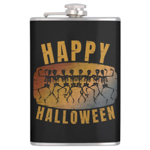 PETACA FELIZ HALLOWEEN ESQUELETO BAILANDO