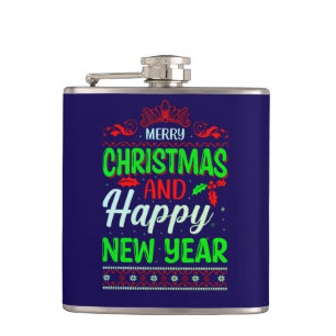 Petaca Feliz Navidad Y Feliz Año Nuevo-61064