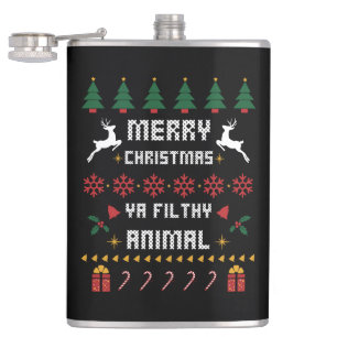 Petaca Feliz Navidad Ya Filthy Animal Feo Navidades