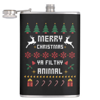 Petaca Feliz Navidad Ya Filthy Animal Feo Navidades