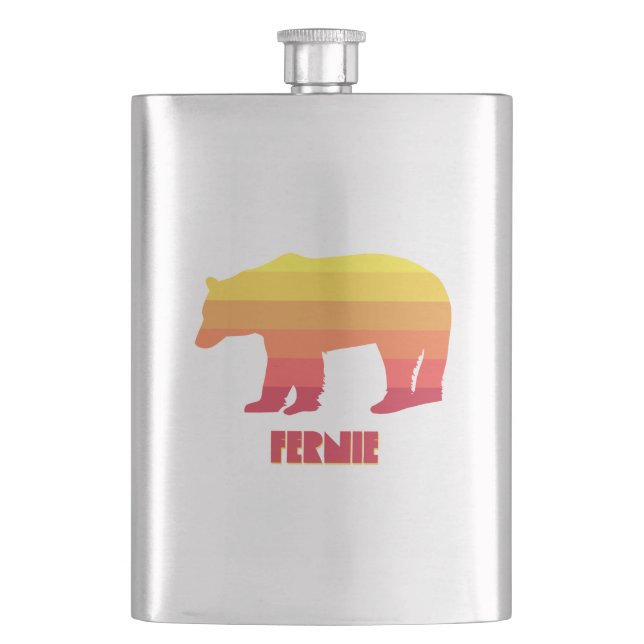 Petaca Fernie British Columbia Rainbow Bear (Anverso)