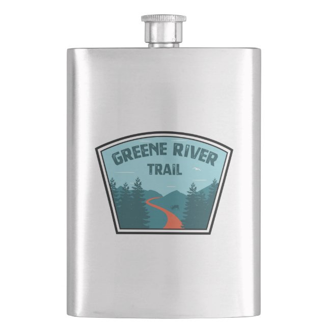 Petaca Ferrocarril del río Greene Pennsylvania (Anverso)