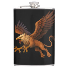 Petaca Fierce Buceo Golden Griffin Mitología Fantasía Art