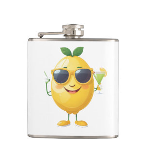 Petaca Fiesta de bebida tropical con gozo de limón