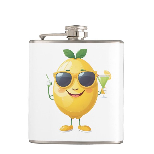 Petaca Fiesta de bebida tropical con gozo de limón (Anverso)