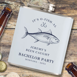 Petaca Fiesta de Soltero Viaje de Pesca Personalizado