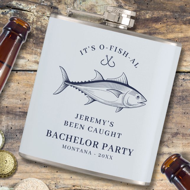 Petaca Fiesta de Soltero Viaje de Pesca Personalizado (Subido por el creador)