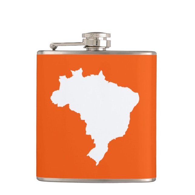 Petaca Fiesta Naranja Brasil (Anverso)