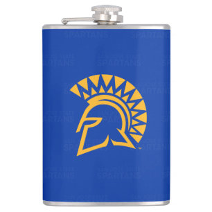 Petaca Filigrana del logotipo de Spartans del estado de