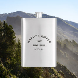 Petaca Fin de semana del campamento Escudo Vintage Black 