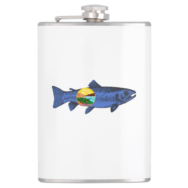 Petaca Fish Montana (Anverso)