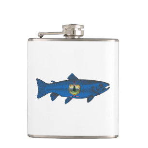 Petaca Fish Vermont Flag Trout