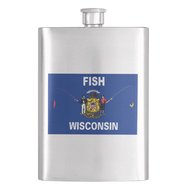 Petaca Fish Wisconsin (Anverso)