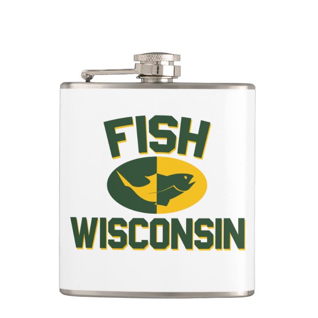 Petaca Fish Wisconsin (Anverso)