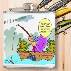 Petaca Fisherman Funny Personalizado