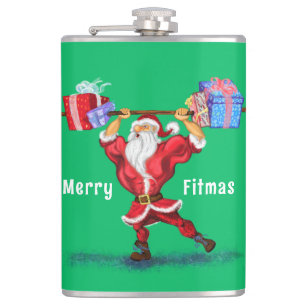 Petaca Fitness Santa Claus Flask