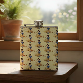 Petaca Flaca blanca de nieve