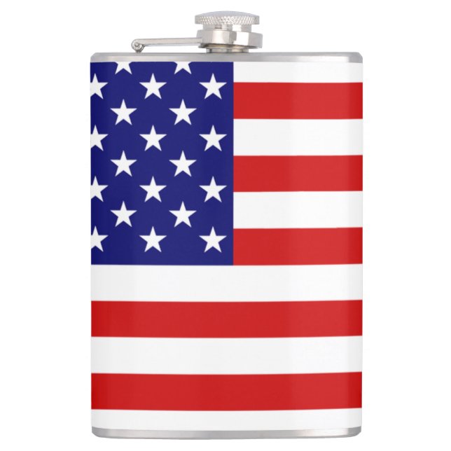 Petaca Flactura de la bandera de Estados Unidos (Anverso)