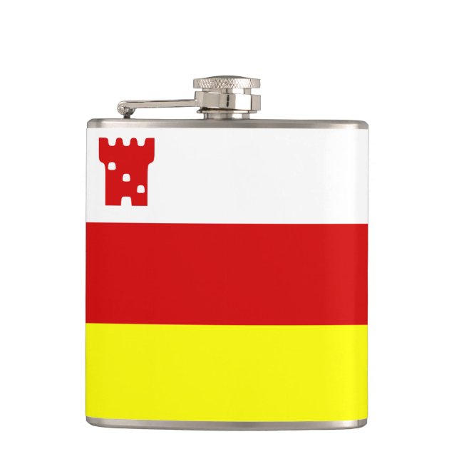 Petaca Flag of Santa Barbara, California Flask (Anverso)