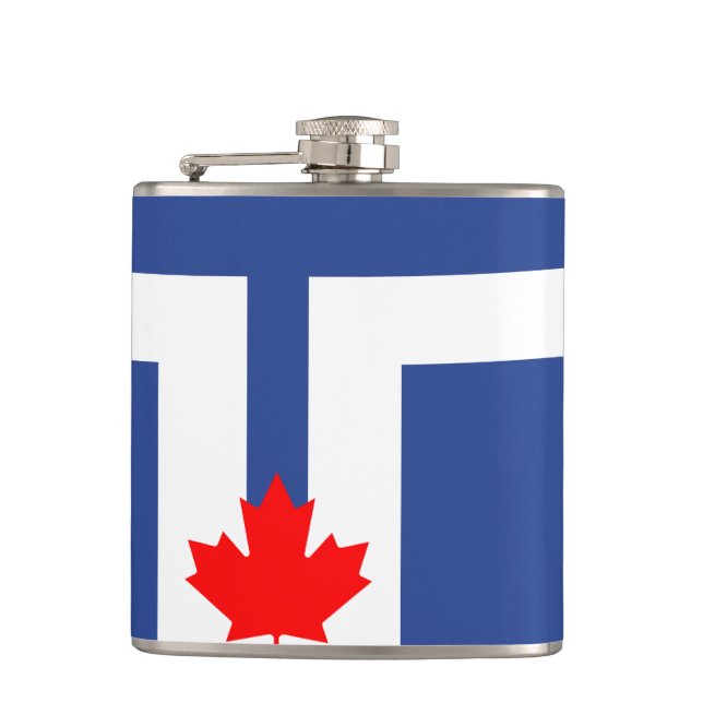 Petaca Flag of Toronto, Ontario Flask (Anverso)