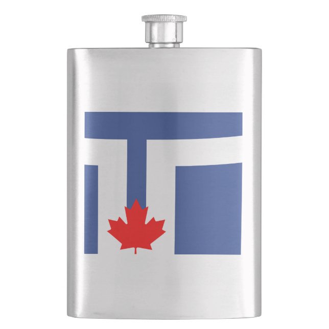Petaca Flag of Toronto, Ontario Flask (Anverso)
